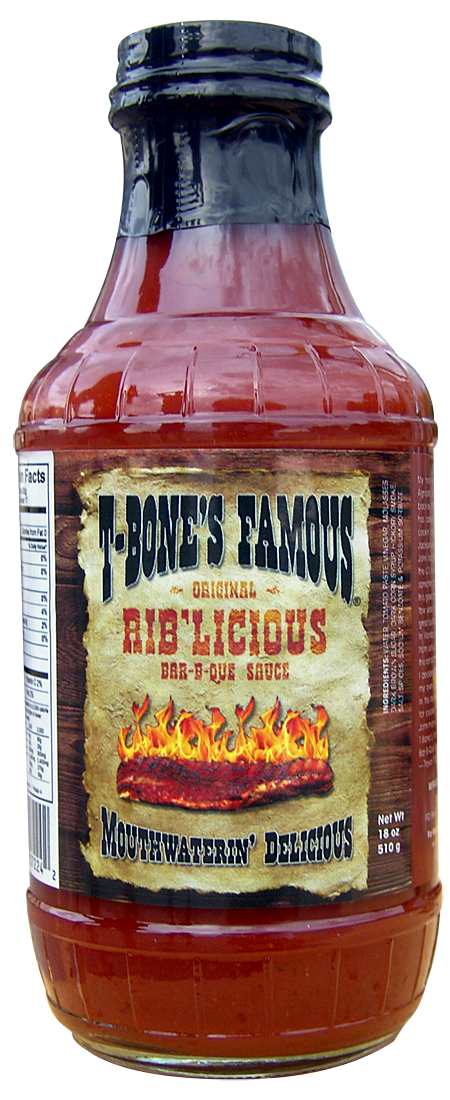 T-Bone's Famous - Original 'Rib Licious' Bar-B-Que Sauce